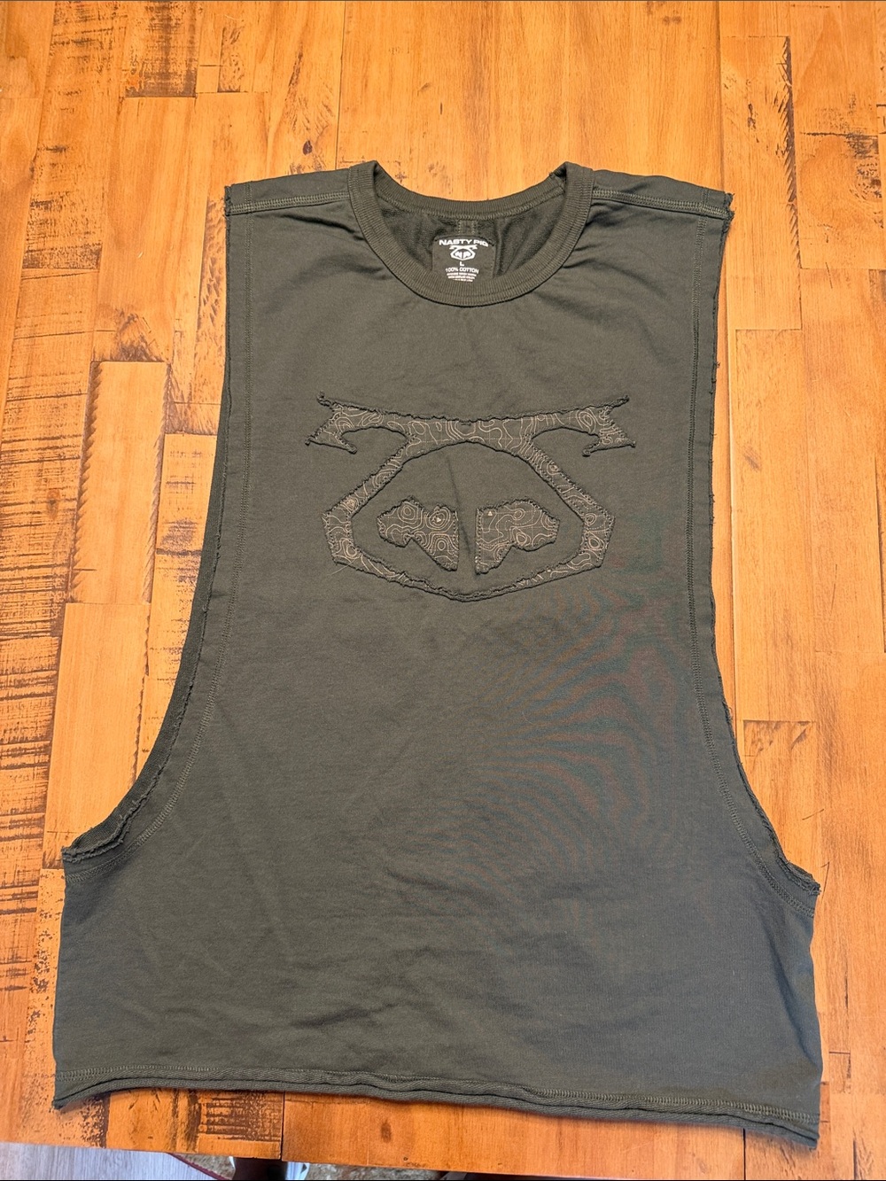 Nasty Pig Men's Shredder Logo Tank - Olive Green New without tags